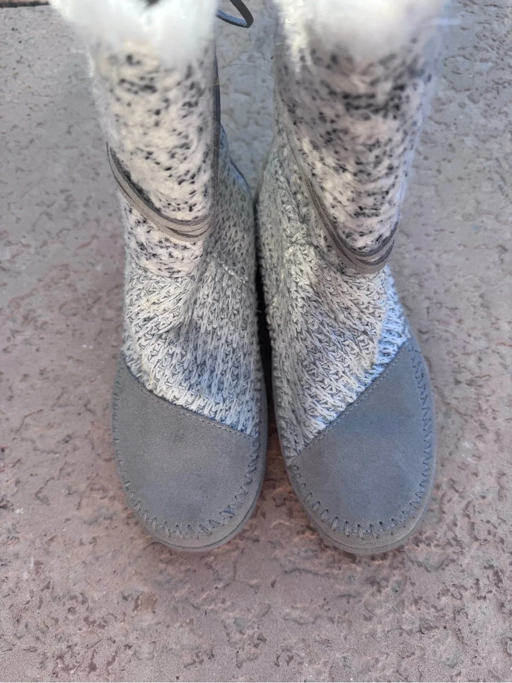 TOMS Women's Nepal boot Drizzle Grey Suede US Size 7
